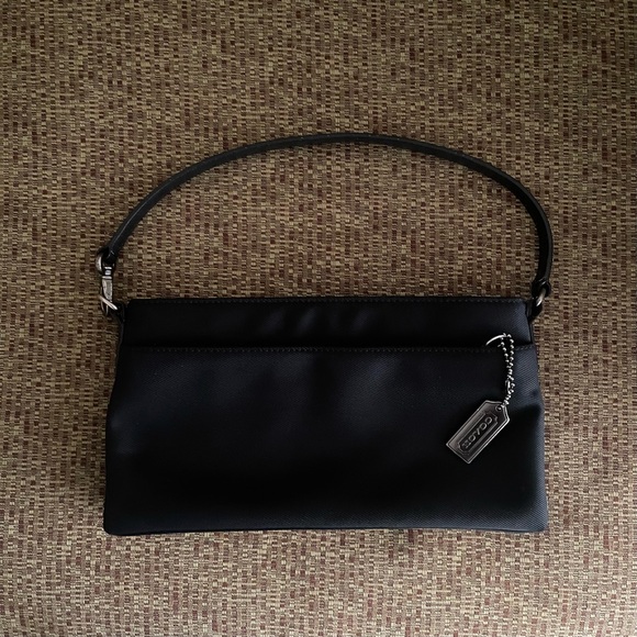 Coach Handbags - Coach Black Fabric Shoulder Bag